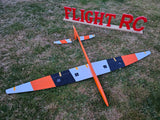 Sessanata 60" Light build, Swoosh, Orange/Grey/White/Black
