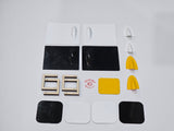 Sessanata 60" Light build, Checkers, Yellow/Black/White