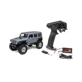 SCX24 1/24 Jeep Wrangler JLU 4X4 Rock Crawler Brushed RTR, Gray, Axial
