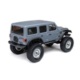 SCX24 1/24 Jeep Wrangler JLU 4X4 Rock Crawler Brushed RTR, Gray, Axial