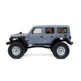 SCX24 1/24 Jeep Wrangler JLU 4X4 Rock Crawler Brushed RTR, Gray, Axial