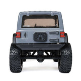 SCX24 1/24 Jeep Wrangler JLU 4X4 Rock Crawler Brushed RTR, Gray, Axial