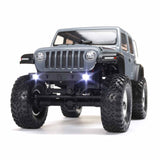 SCX24 1/24 Jeep Wrangler JLU 4X4 Rock Crawler Brushed RTR, Gray, Axial