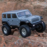 SCX24 1/24 Jeep Wrangler JLU 4X4 Rock Crawler Brushed RTR, Gray, Axial