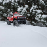SCX24 1/24 2021 Ford Bronco 4WD Truck Brushed RTR, Red, Axial