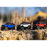 SCX24 1/24 2021 Ford Bronco 4WD Truck Brushed RTR, Red, Axial