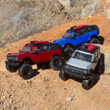SCX24 1/24 2021 Ford Bronco 4WD Truck Brushed RTR, Red, Axial