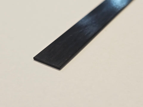 Carbon Fibre Ribbon, 10mm x 1mm x 1m
