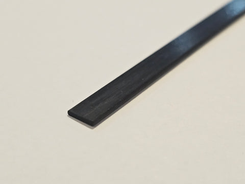 Carbon Fibre Ribbon, 6mm x 1mm x 1m