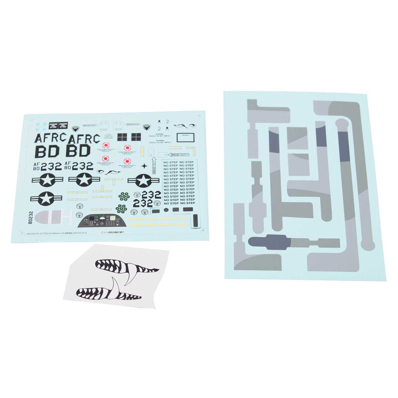 Decal Sheet: A-10 Thunderbolt II 64mm EDF, E-flite