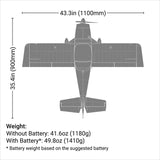 RV-7 1.1m PNP, E-flite