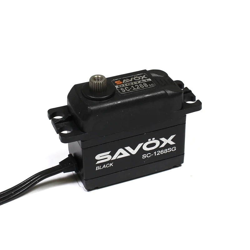 25kg @ 7.4V HV Brushless Steel Gear STD Digital Servo, Savox SC-1268SG