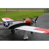 North American T-28 Trojan 35-60cc 2.18m ARF Kit, Red / White, 1/6th Scale, No Retracts, Seagull Models