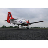 North American T-28 Trojan 35-60cc 2.18m ARF Kit, Red / White, 1/6th Scale, No Retracts, Seagull Models