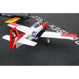North American T-28 Trojan 35-60cc 2.18m ARF Kit, Red / White, 1/6th Scale, No Retracts, Seagull Models