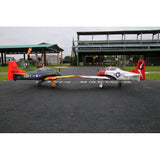 North American T-28 Trojan 35-60cc 2.18m ARF Kit, Red / White, 1/6th Scale, No Retracts, Seagull Models