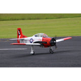 North American T-28 Trojan 35-60cc 2.18m ARF Kit, Red / White, 1/6th Scale, No Retracts