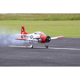 North American T-28 Trojan 35-60cc 2.18m ARF Kit, Red / White, 1/6th Scale, No Retracts