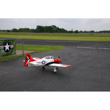 North American T-28 Trojan 35-60cc 2.18m ARF Kit, Red / White, 1/6th Scale, No Retracts, Seagull Models