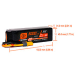 5000mAh 6S 22.2V 30C Smart G2 LiPo Battery: IC5, Spektrum
