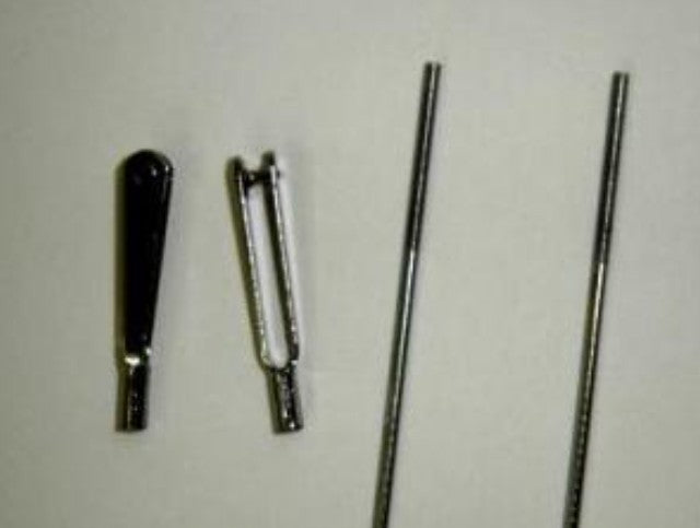 Steel Pushrods Twin Pack, M2 Thread with Clevises, Ming Yang