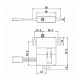 6.0kg @ 8.4V Thin Wing, Digital, HV, Metal Gear Servo, Savox SG-0212MG