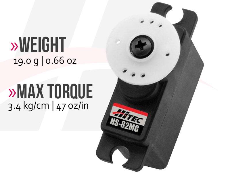 HS-82MG Standard Metal Gear Micro Servo, Hitec