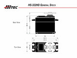 HS-322HD Standard Heavy Duty Servo, Hitec