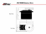 HS-785HB Karbonite, 3.5 Turn Winch Servo, Hitec