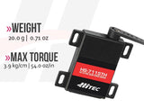 HS-7115TH High Voltage, Titanium Gear, Slim Wing Ultra Premium Servo