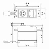 4.1kg @ 6V Digital STD Servo, Savox SG-0351 PLUS