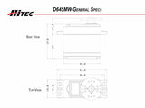 D645MW 32-Bit, High Torque, Metal Gear Servo