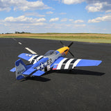 P-51D Mustang 1.5m Smart BNF Basic with AS3X and SAFE Select, E-flite