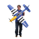 P-51D Mustang 1.5m Smart BNF Basic with AS3X and SAFE Select, E-flite