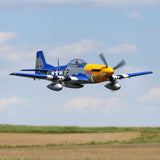 P-51D Mustang 1.5m Smart BNF Basic with AS3X and SAFE Select, E-flite