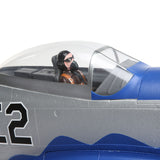 P-51D Mustang 1.5m Smart BNF Basic with AS3X and SAFE Select, E-flite