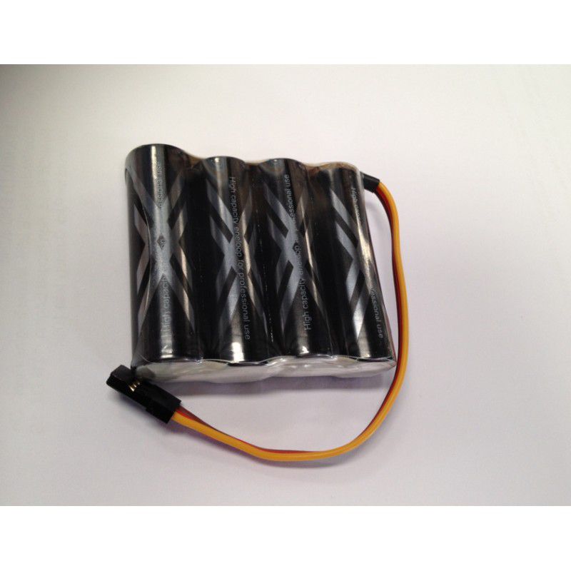 4.8V 2500mah AA Eneloop Pro NiMh RX Flat Pack, SPK/JR Plug, Sanyo
