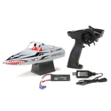 Sprintjet 9" Self-Righting Deep-V Jet Boat Brushed RTR, Grey/Silver