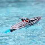 Sprintjet 9" Self-Righting Deep-V Jet Boat Brushed RTR, Grey/Silver