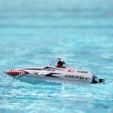 Sprintjet 9" Self-Righting Deep-V Jet Boat Brushed RTR, Grey/Silver