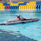 Sprintjet 9" Self-Righting Deep-V Jet Boat Brushed RTR, Grey/Silver