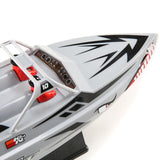 Sprintjet 9" Self-Righting Deep-V Jet Boat Brushed RTR, Grey/Silver