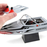 Sprintjet 9" Self-Righting Deep-V Jet Boat Brushed RTR, Grey/Silver