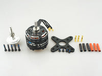 X-Motor XM6360EA-19 V3 Brushless Outrunner Motor Set, 10 Cell, 220Kv, Dual Sky