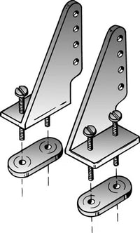 Nylon Control Horns 1 Left & 1 Right, Du-Bro