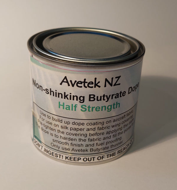 Butyrate Dope, Half Strength, Non Shrinking, 250ml, Avetek NZ