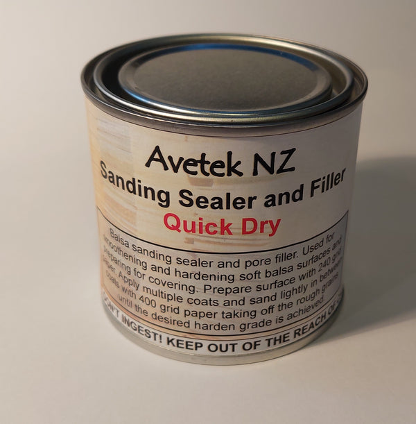Butyrate Sanding Sealer and Filler, 250ml, Avetek NZ