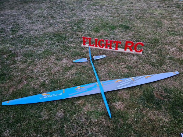 Forza 100" Light build, Swoosh, Blue/Grey/White/Black