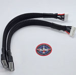 6S LiPo Balance Lead Extension: XH M+F, 20mm Long, (2), RC PRO