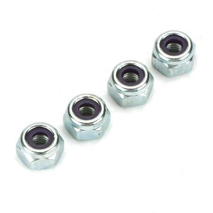 1/4-20, Nylon Insert Lock Nuts, Zinc Plated, 4pkg, Du-Bro